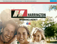 Tablet Screenshot of harringtoninsurance.net