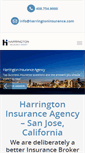 Mobile Screenshot of harringtoninsurance.com